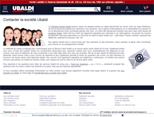 Tablet Screenshot of contact.ubaldi.com