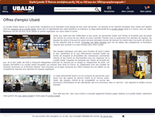 Tablet Screenshot of emploi.ubaldi.com